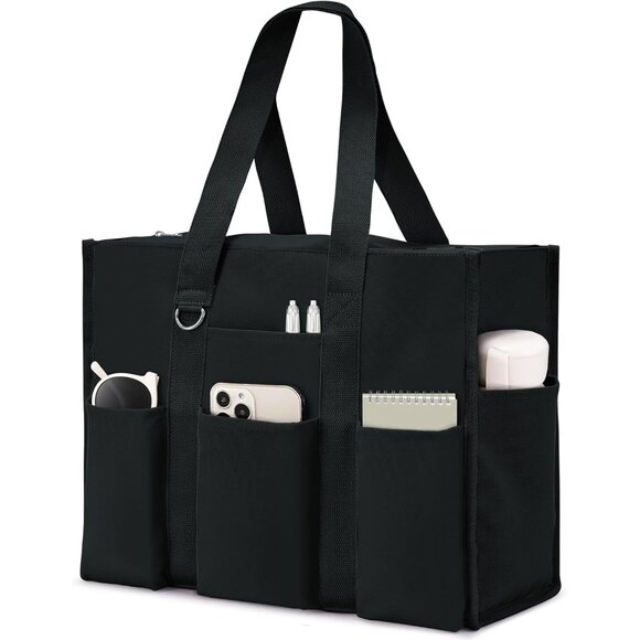 Multi-Purpose Large Tote Bag for Work or School - Waterproof & Organizer Design - Picture 1 of 7